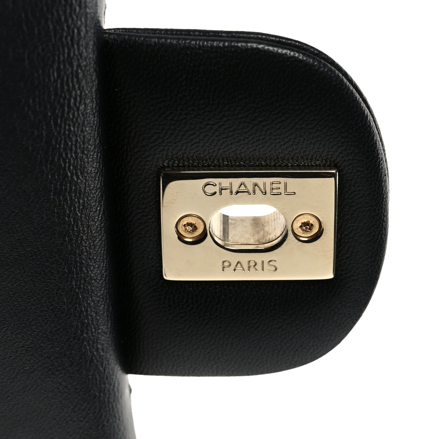 Chanel Lambskin Quilted Mini Rectangular Flap Black 7 of 12
