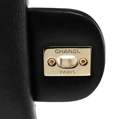 Chanel Lambskin Quilted Mini Rectangular Flap Black 7 of 12