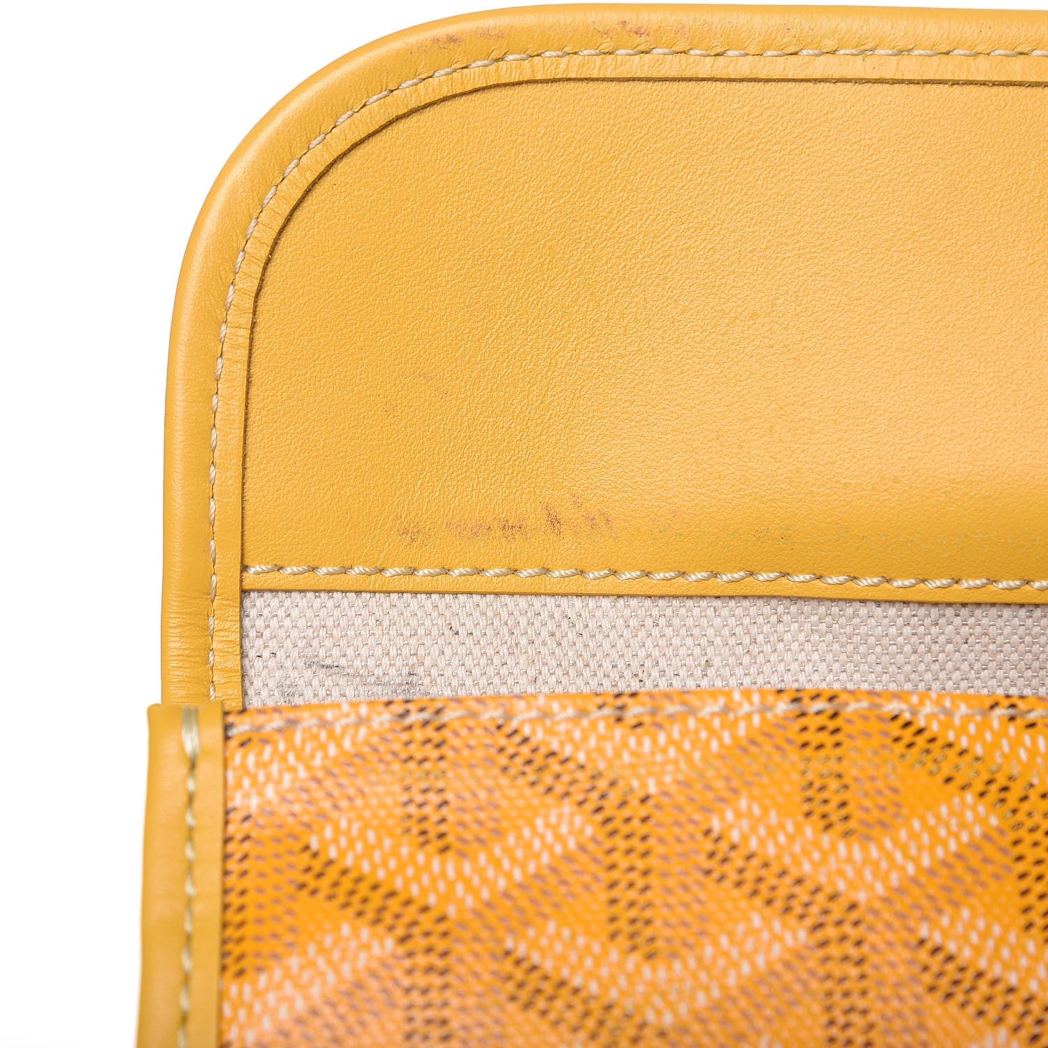 Goyard Goyardine Saint Louis GM Yellow 11 of 12