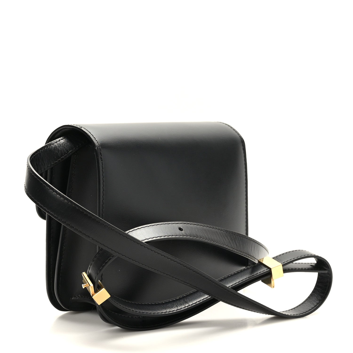 Celine Box Calfskin Teen Classic Box Flap Bag Black 3 of 9