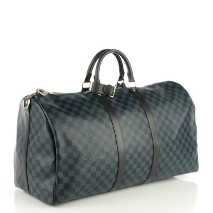 Louis Vuitton Damier Cobalt Keepall Bandouliere 55 5 of 8