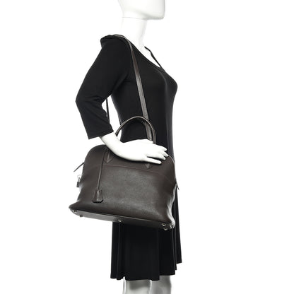 Hermes Taurillon Clemence Bolide 35 Chocolate 2 of 16