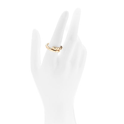 Bulgari 18K Yellow Gold Serpenti Viper Ring XL 2 of 5