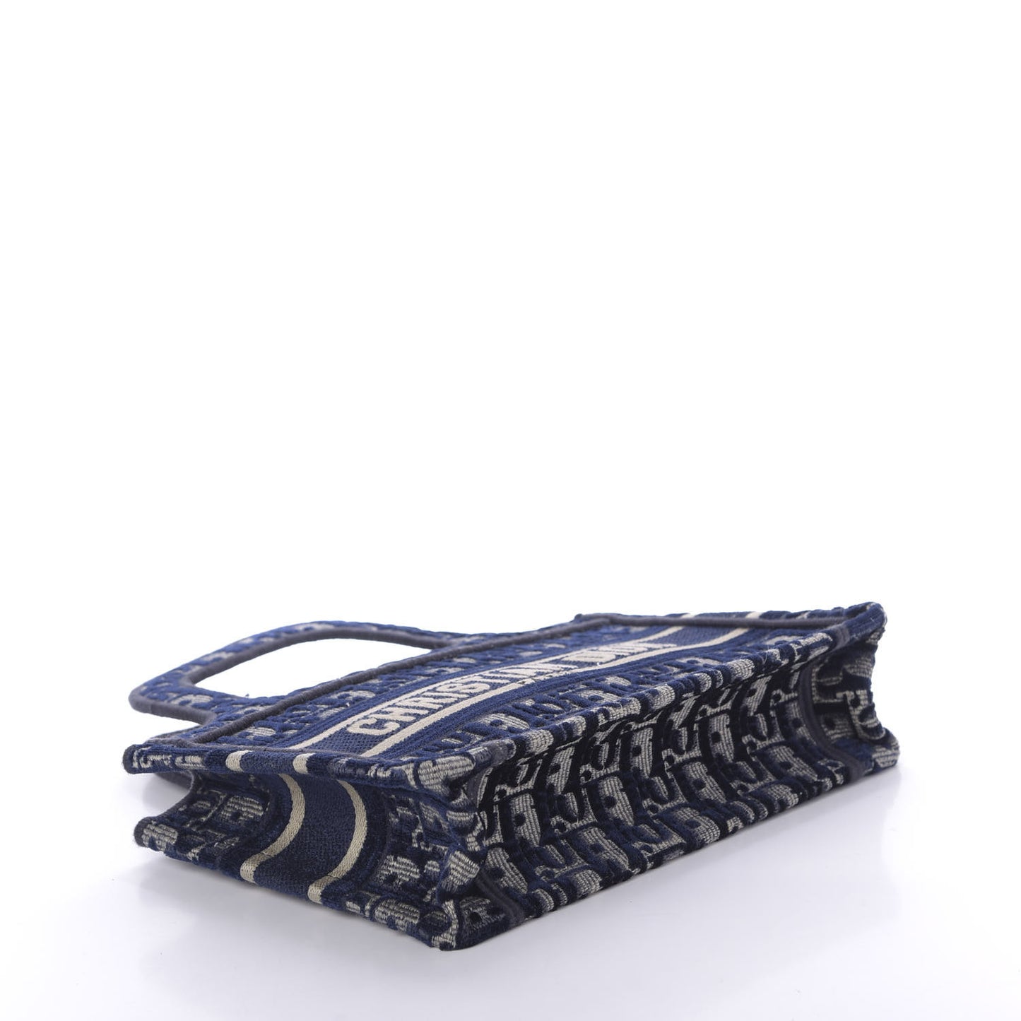 Oblique Mini Book Tote Blue Multicolor
