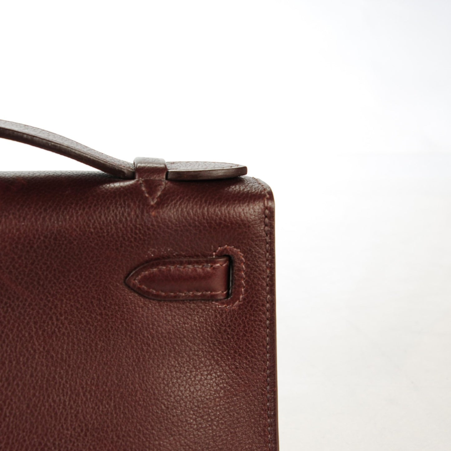 Evergrain Kelly Pochette Clutch Havane