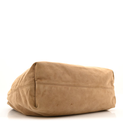 Balenciaga Suede Strike Hold Hobo Natural 5 of 15