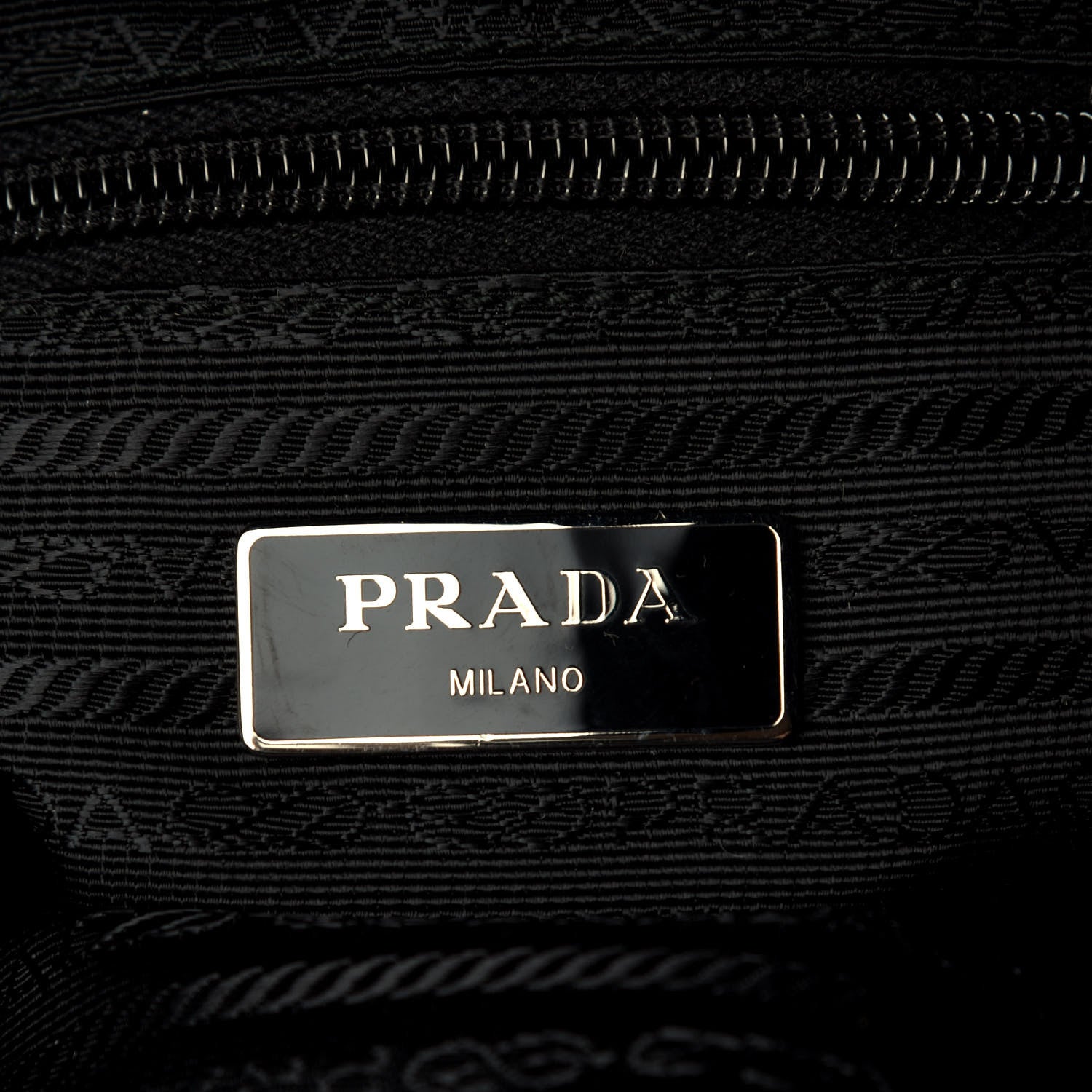 Prada Nylon Vela Messenger Bag Black 6 of 10