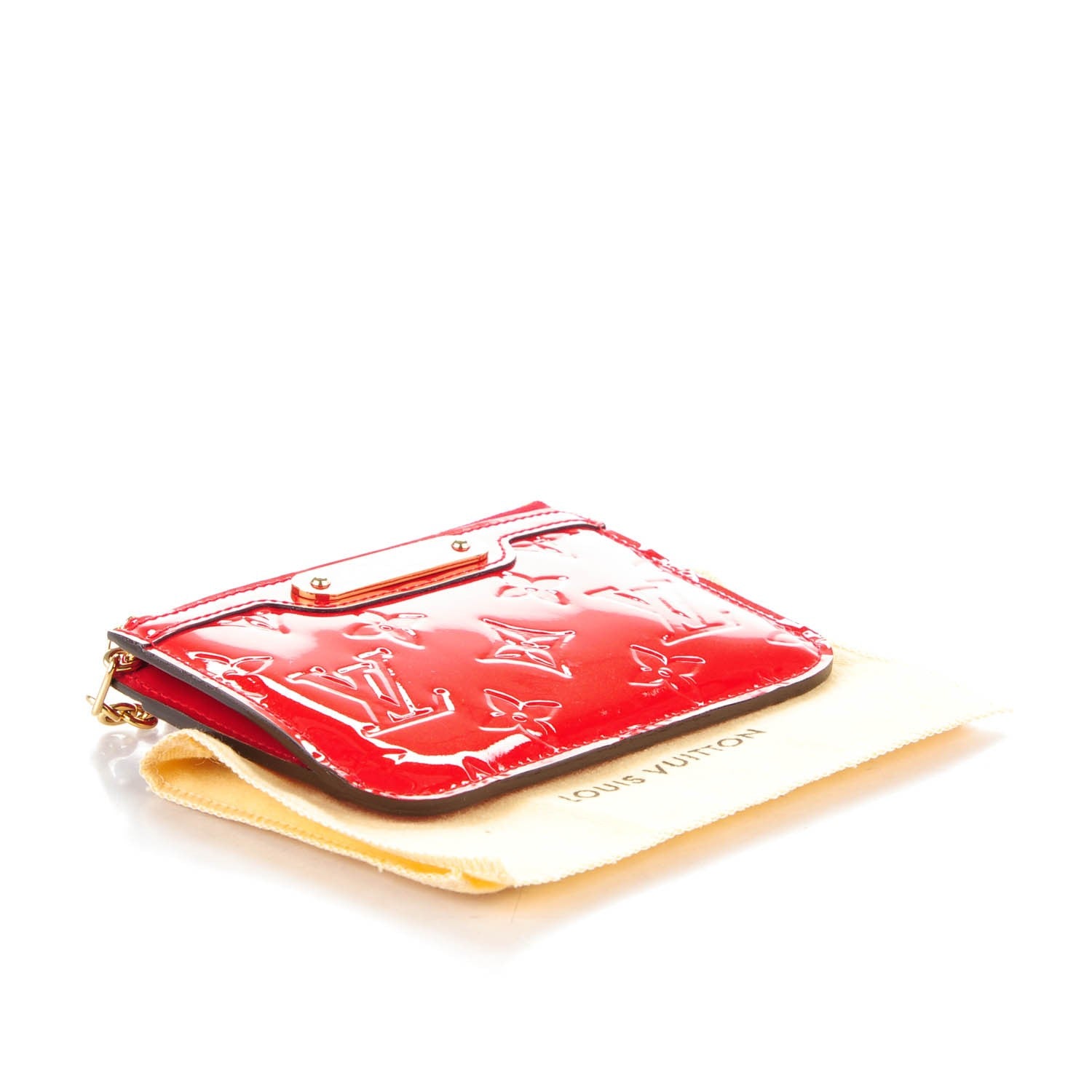 Louis Vuitton Vernis Key Pouch Cherry 4 of 7