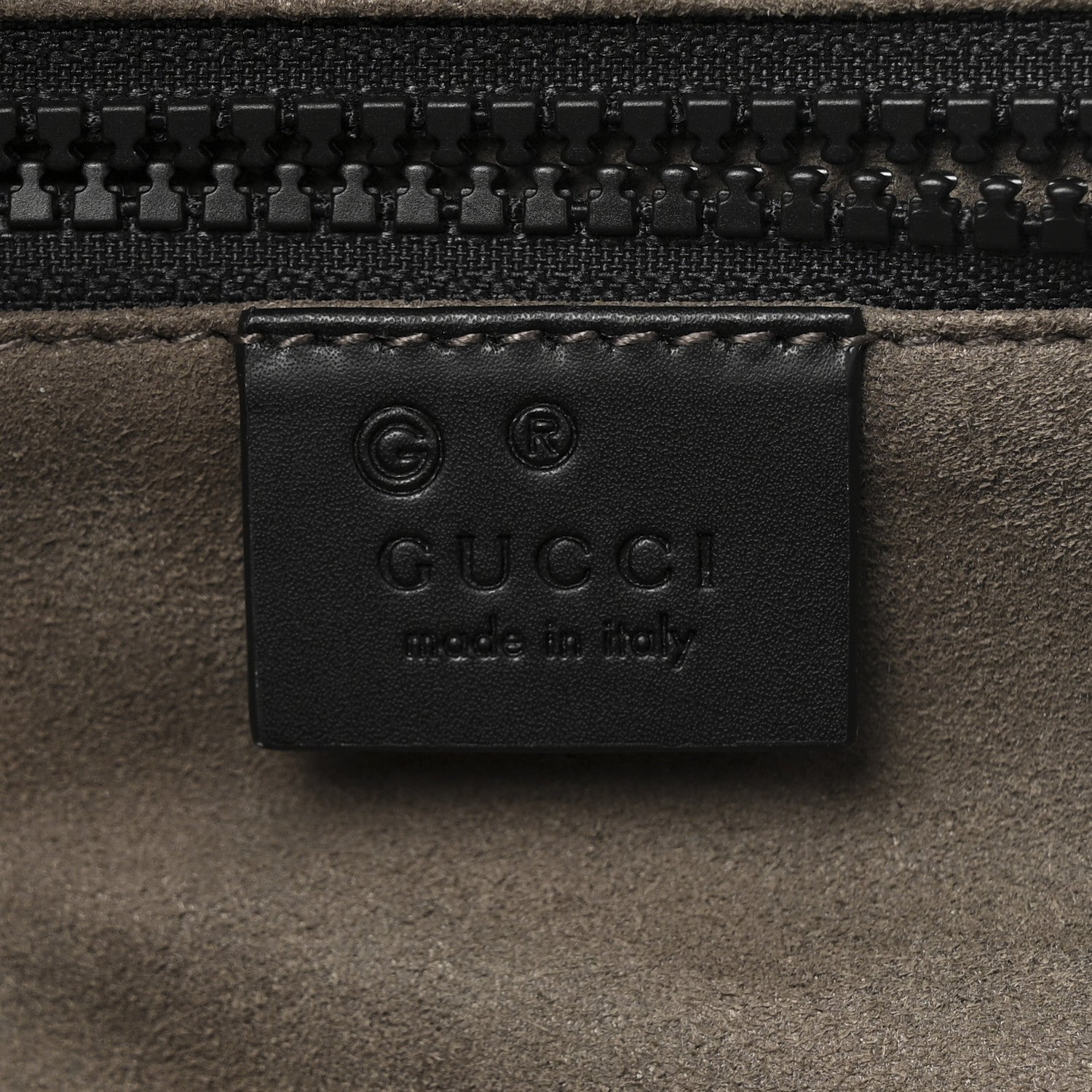Gucci GG Supreme Monogram Large Belt Bag Beige Ebony Black 6 of 10