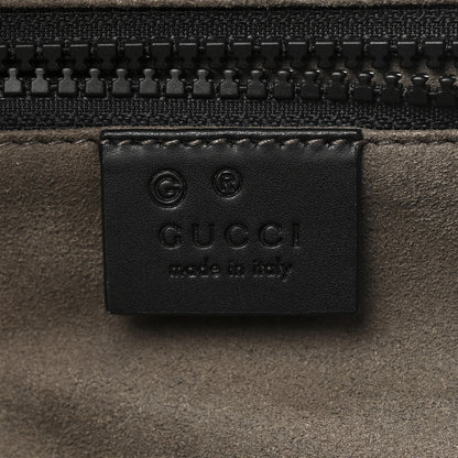 Gucci GG Supreme Monogram Large Belt Bag Beige Ebony Black 6 of 10