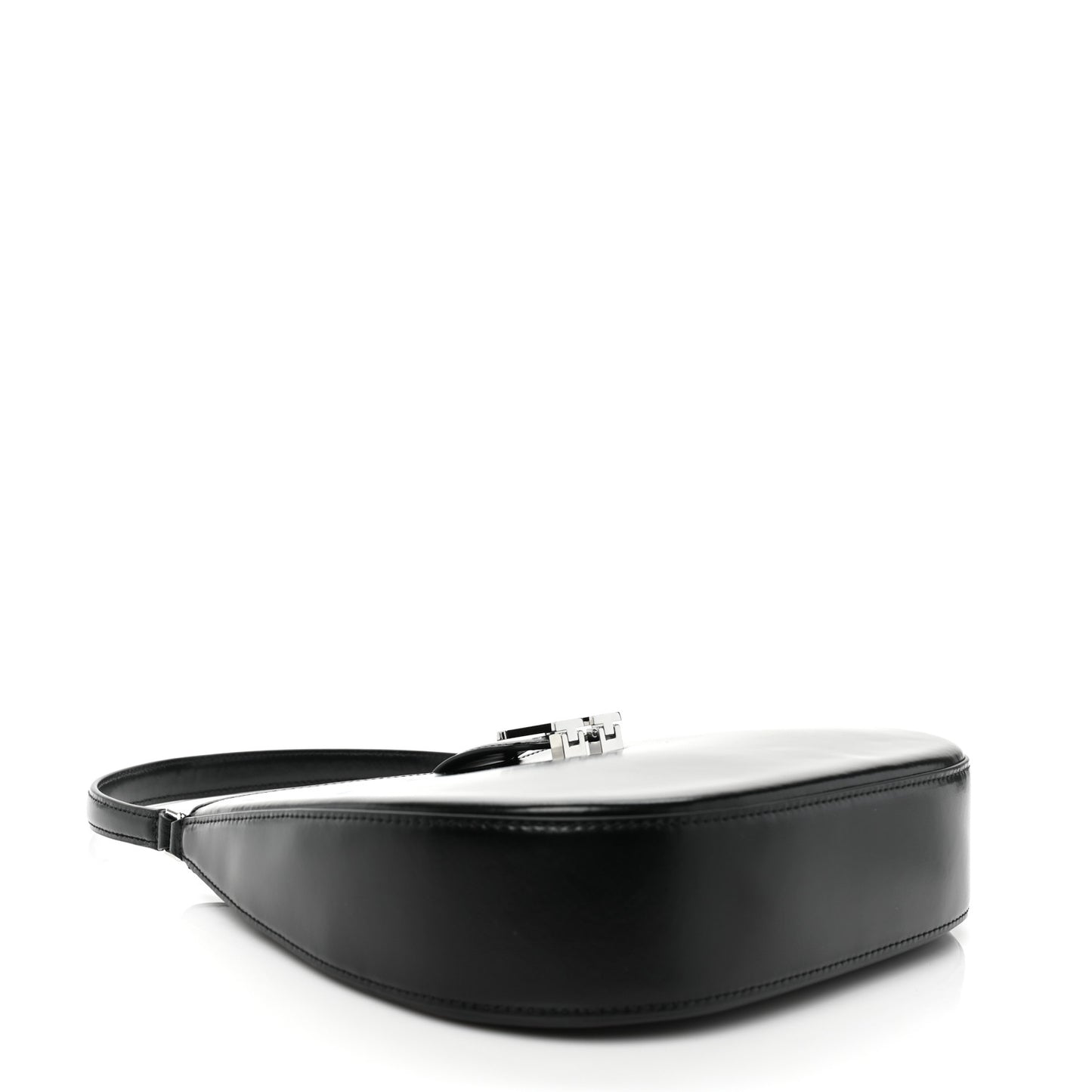 Calfskin Crystal Large Legacy Hobo Black