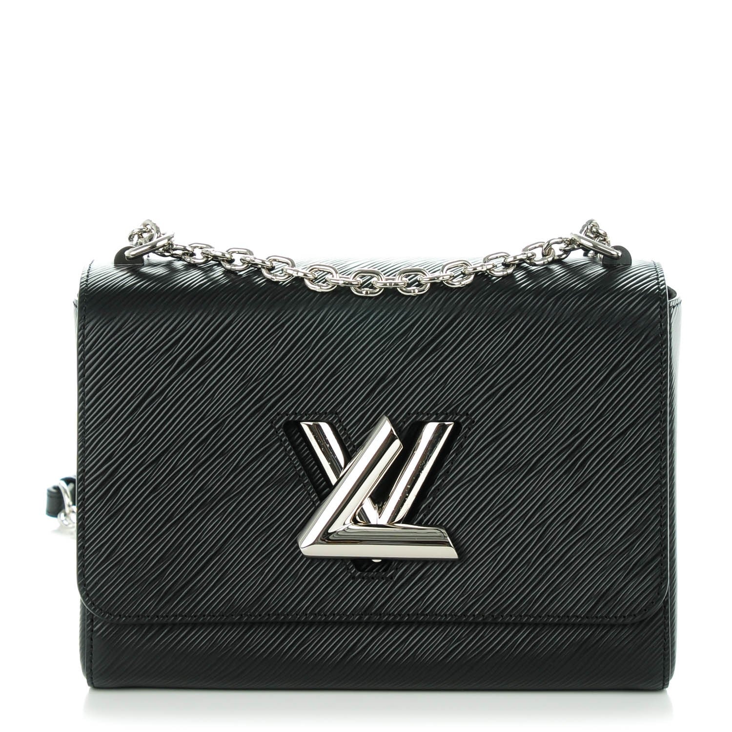 Louis Vuitton Epi Twist Shoulder Bag MM Black 1 of 7