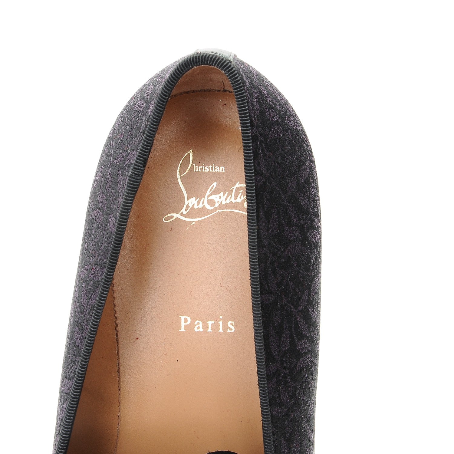 Christian Louboutin Mens Lierre Dandy Flat Loafers 45 Violet 7 of 7