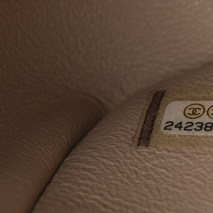 Chanel Caviar Quilted Flap Light Beige 9 of 10