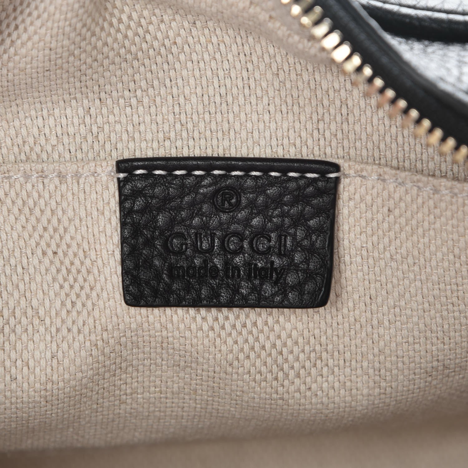 Gucci Pebbled Calfskin Small Soho Disco Bag Black 6 of 8