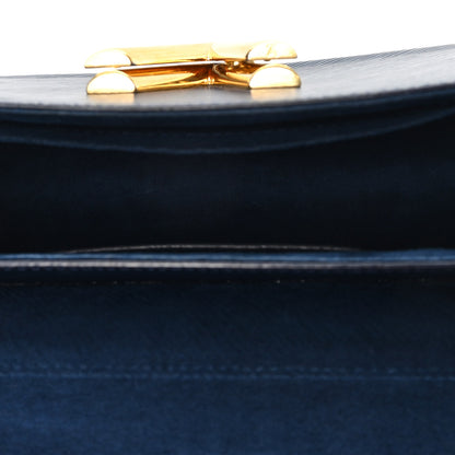 Louis Vuitton Epi Twist Shoulder Bag MM Indigo 5 of 10
