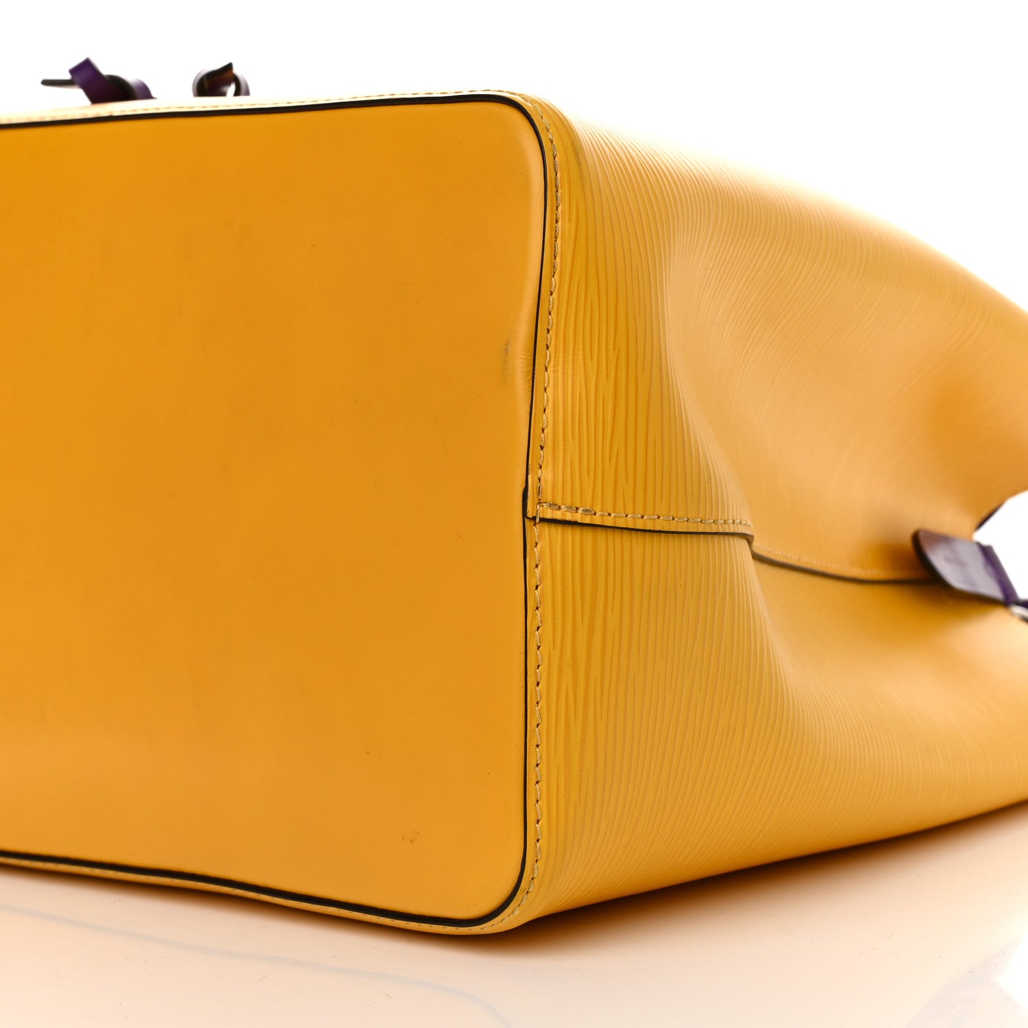Louis Vuitton Epi NeoNoe MM Citron Violet 10 of 13