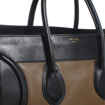 Celine Smooth Calfskin Medium Tri-Color Luggage Olive 3 of 9