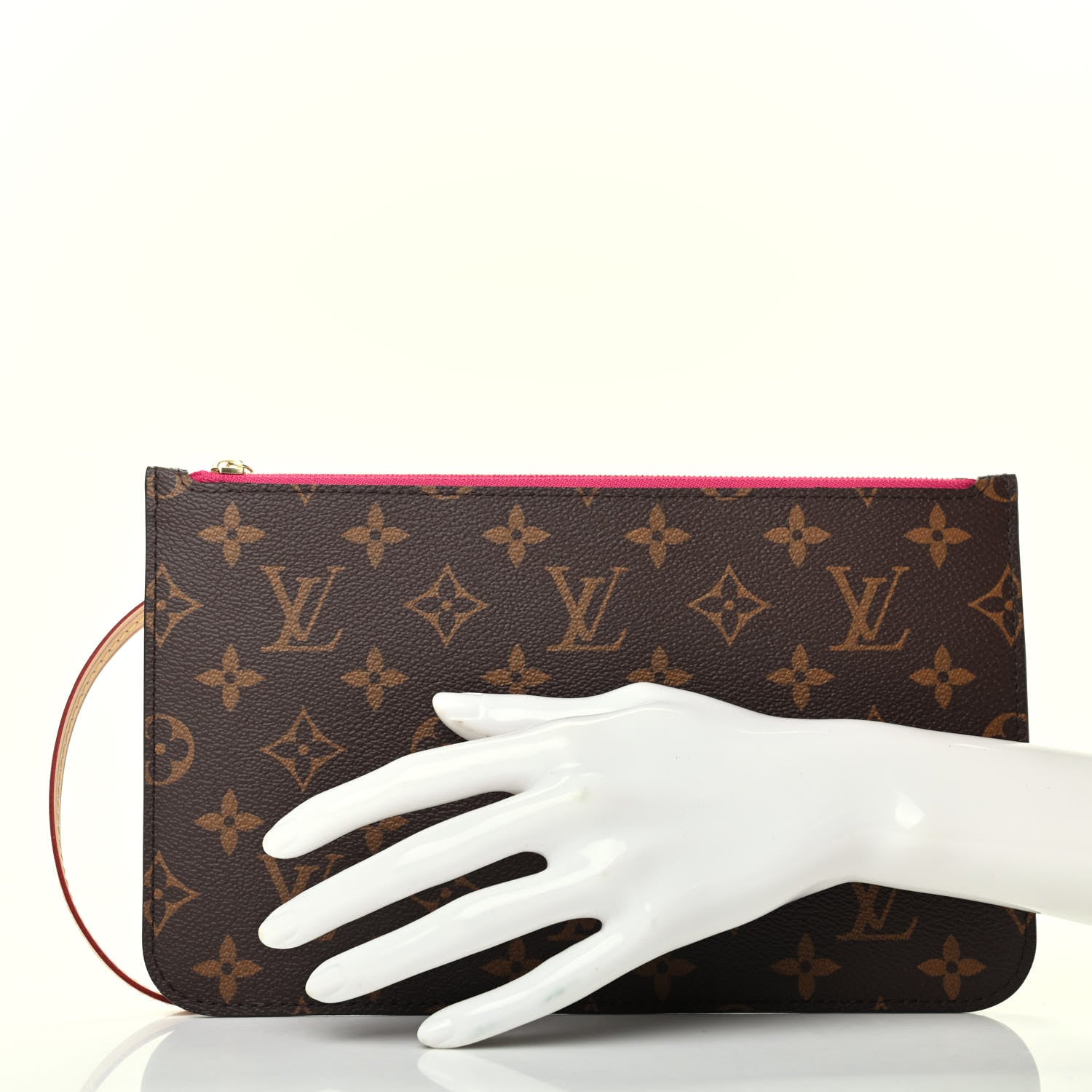 Louis Vuitton Monogram Neverfull MM GM Pochette Pivoine 2 of 6