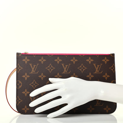 Louis Vuitton Monogram Neverfull MM GM Pochette Pivoine 2 of 6