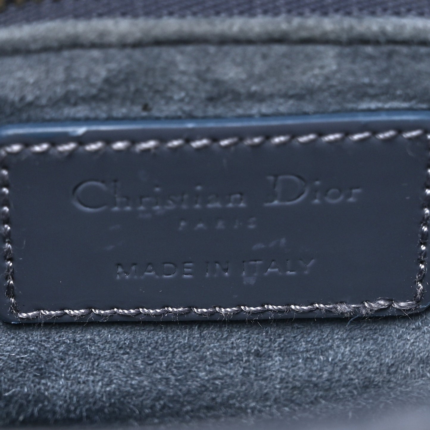 Patent Cannage Mini Lady Dior Pastel Night