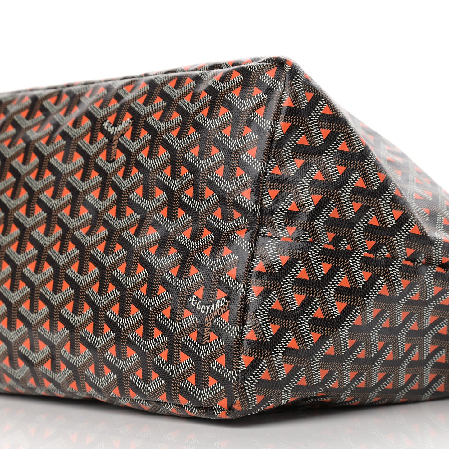 Goyardine Saint Louis Claire Voie GM Black Orange