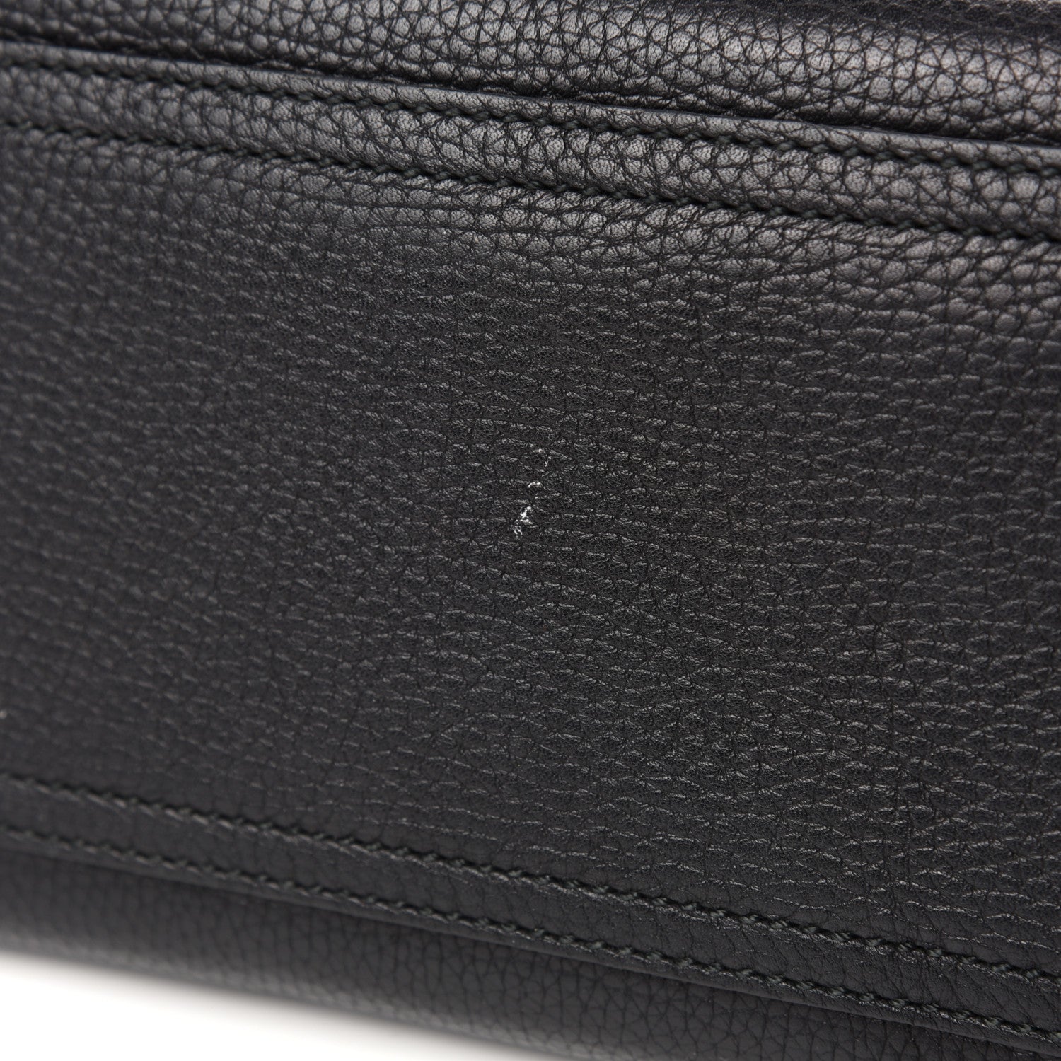 Gucci Calfskin Small GG Marmont Top Handle Bag Black 8 of 11