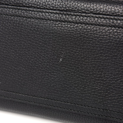 Gucci Calfskin Small GG Marmont Top Handle Bag Black 8 of 11