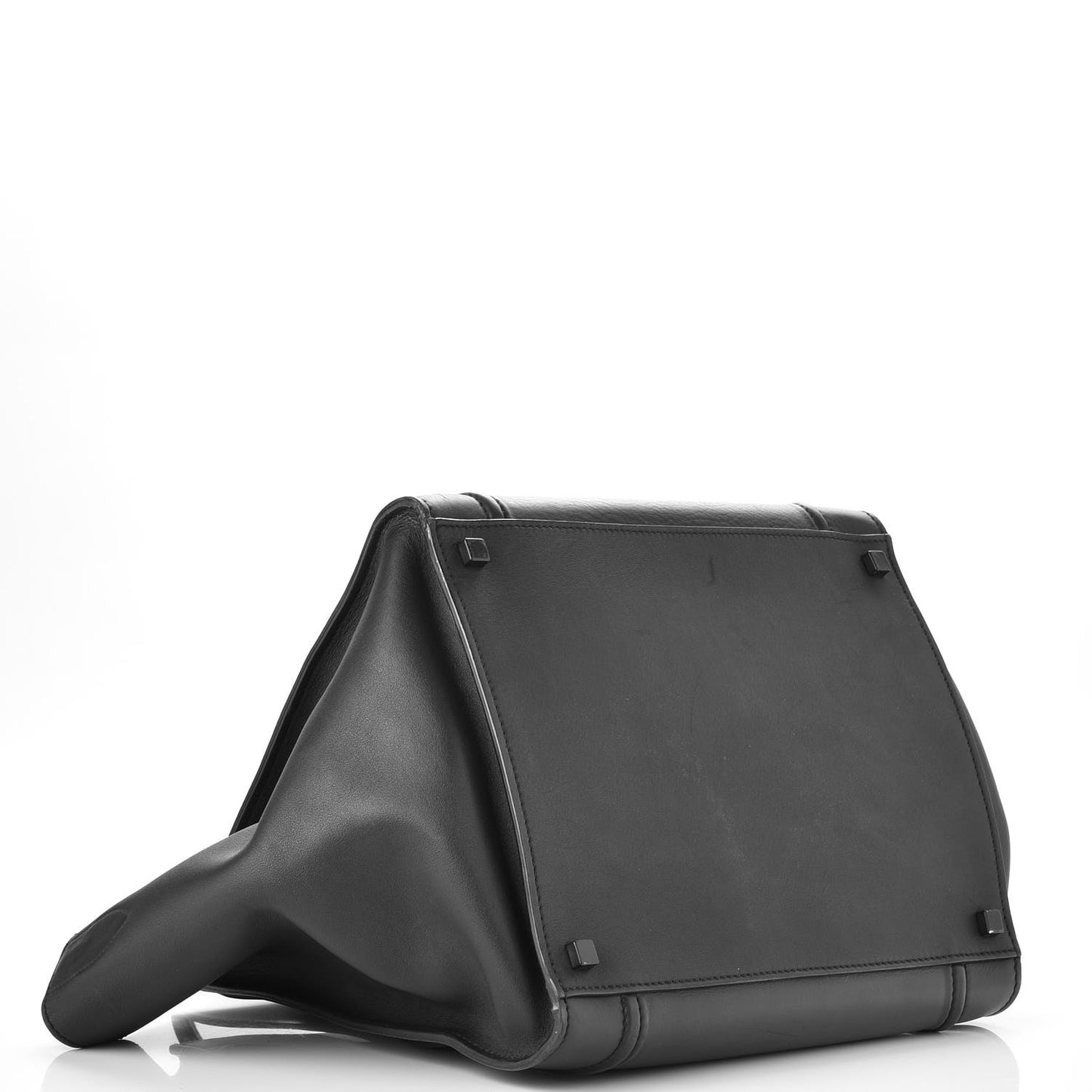 Supple Calfskin Medium Phantom Luggage Black