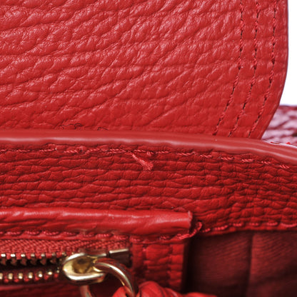3.1 Phillip Lim 3.1 Textured Calfskin Mini Pashli Satchel Red 8 of 13