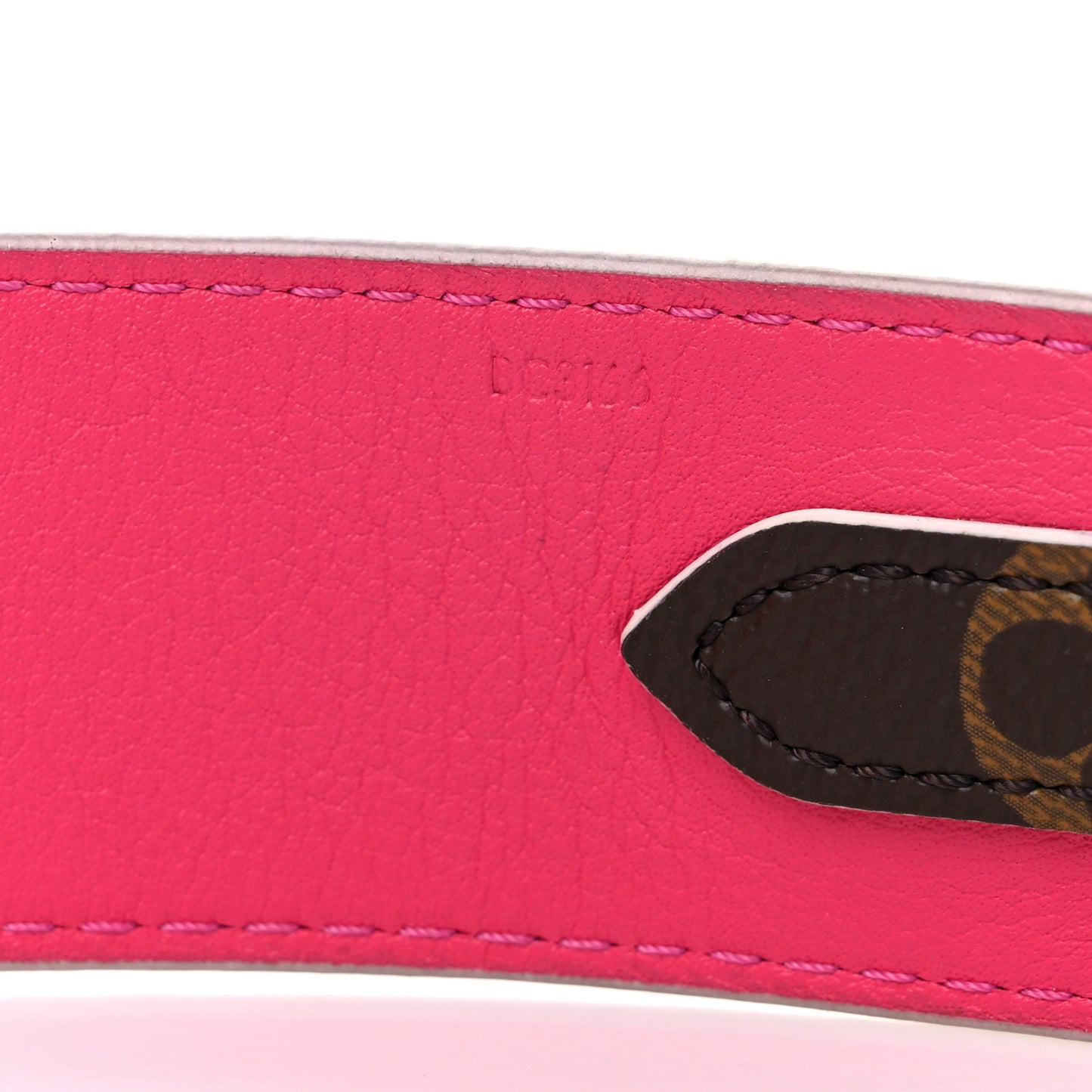 LOUIS VUITTON Monogram Bandouliere Shoulder Strap Hot Pink