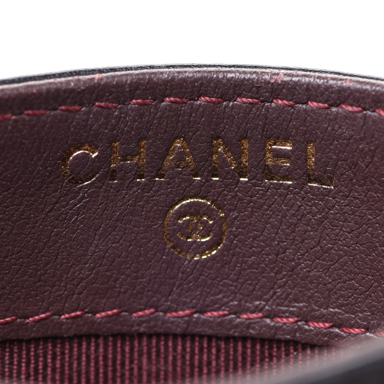 Chanel Aged Calfskin Quilted Lucky Charms Reissue Card Holder Black 6 of 9
