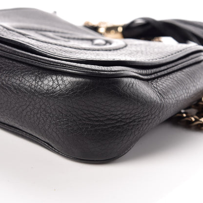Gucci Pebbled Calfskin Small Soho Flap Crossbody Black 6 of 13