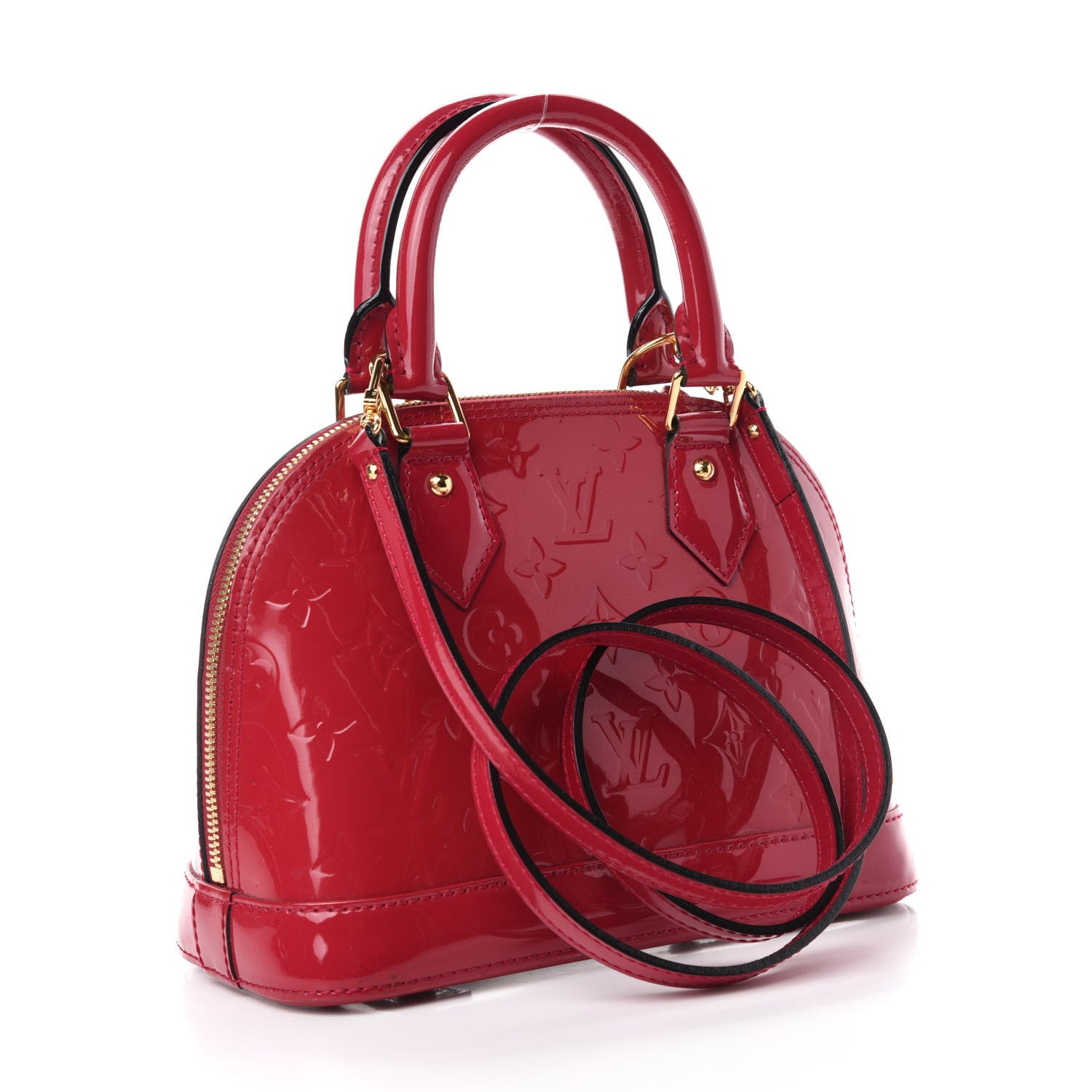 Louis Vuitton Vernis Alma BB Rose Indien 3 of 10