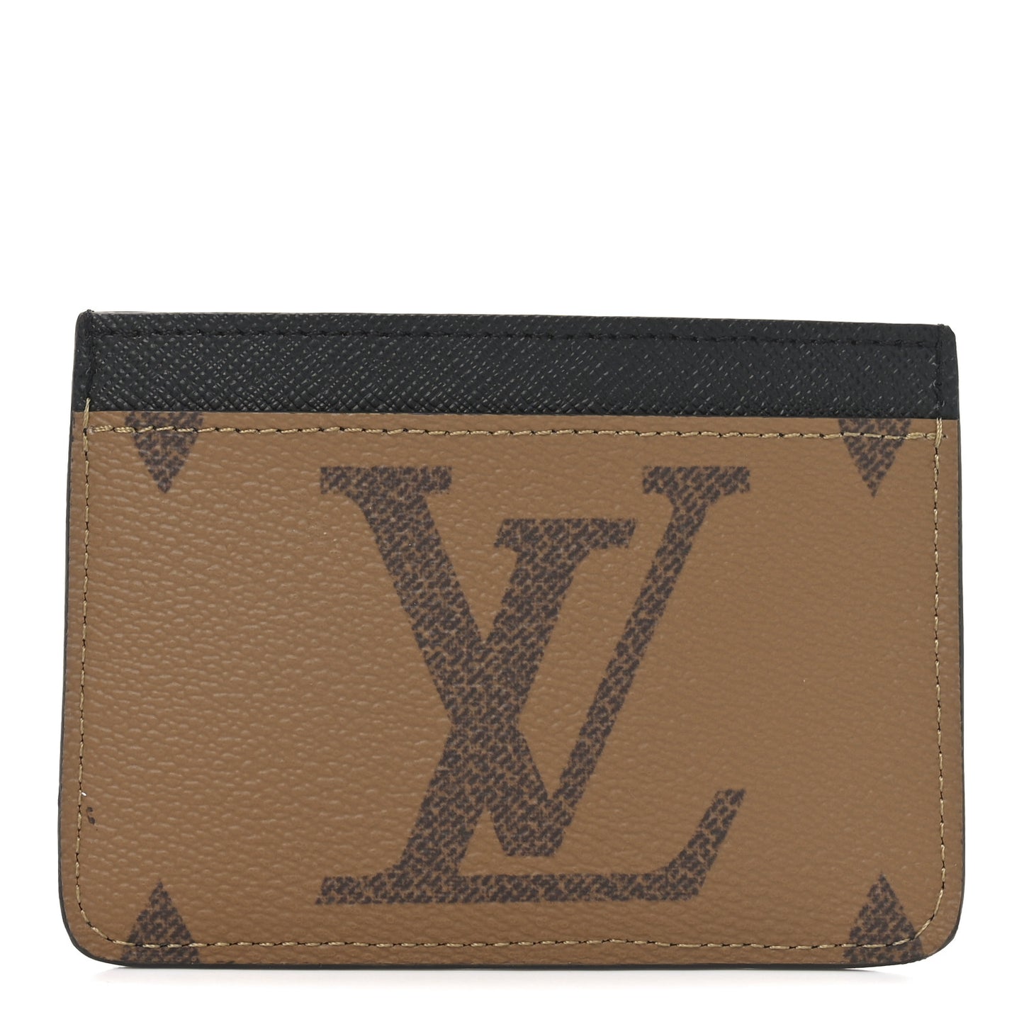 Reverse Monogram Side Up Card Holder