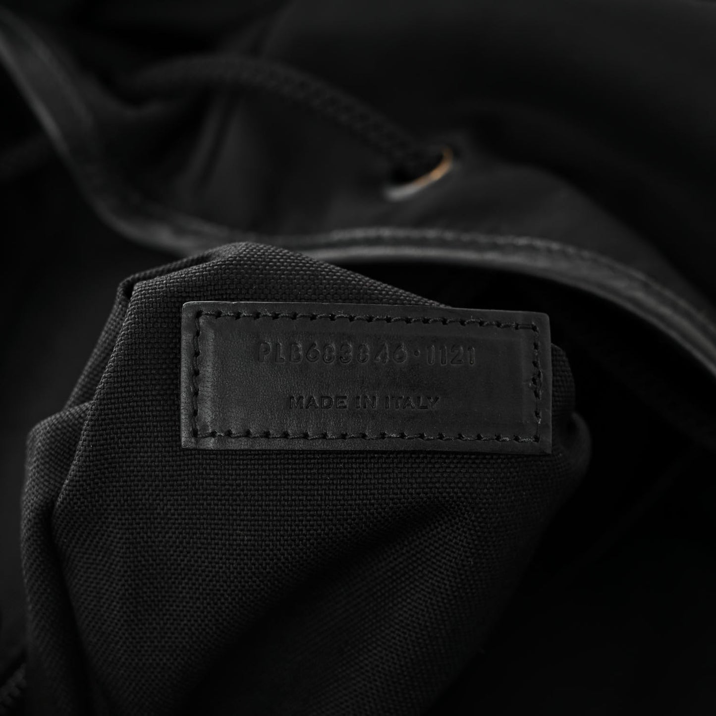 Canvas Moon Backpack Black