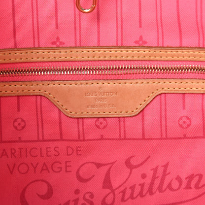 Louis Vuitton Monogram Roses Neverfull MM 8 of 12