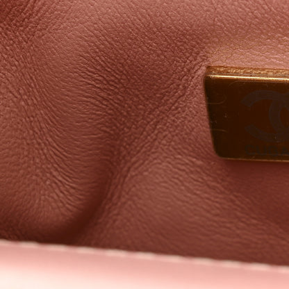 Chanel Velvet Enamel Mini Flap Light Pink 7 of 10
