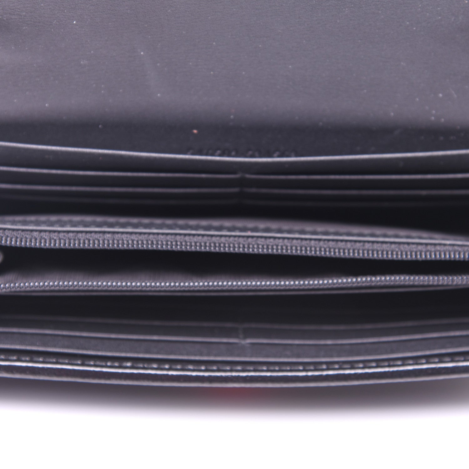 Gucci Suede Patent Web Ophidia Wallet On Chain Black 5 of 12