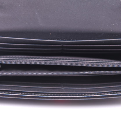 Gucci Suede Patent Web Ophidia Wallet On Chain Black 5 of 12
