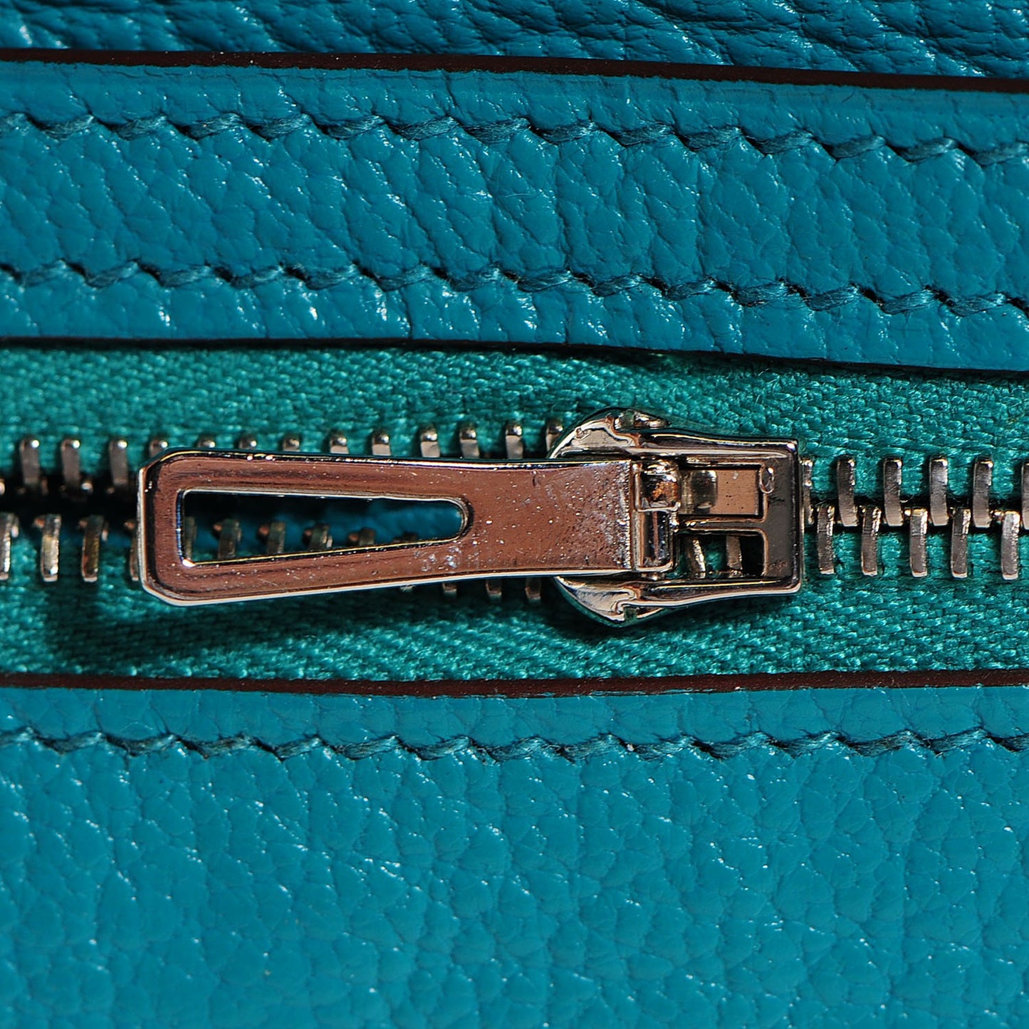 Chevre Mysore Bearn Wallet Bleu Paon