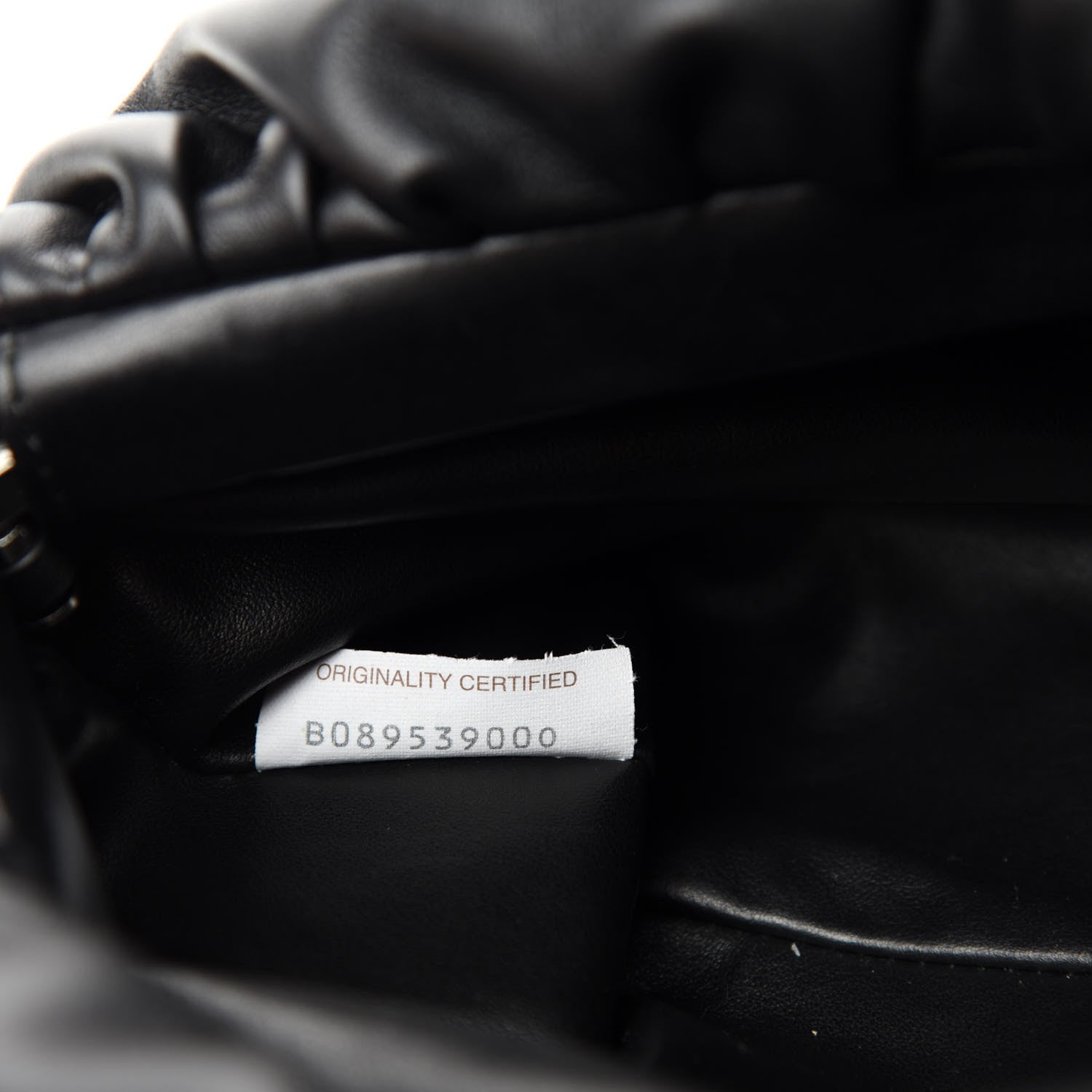 Bottega Veneta Calfskin The Pouch Chain Black 10 of 11