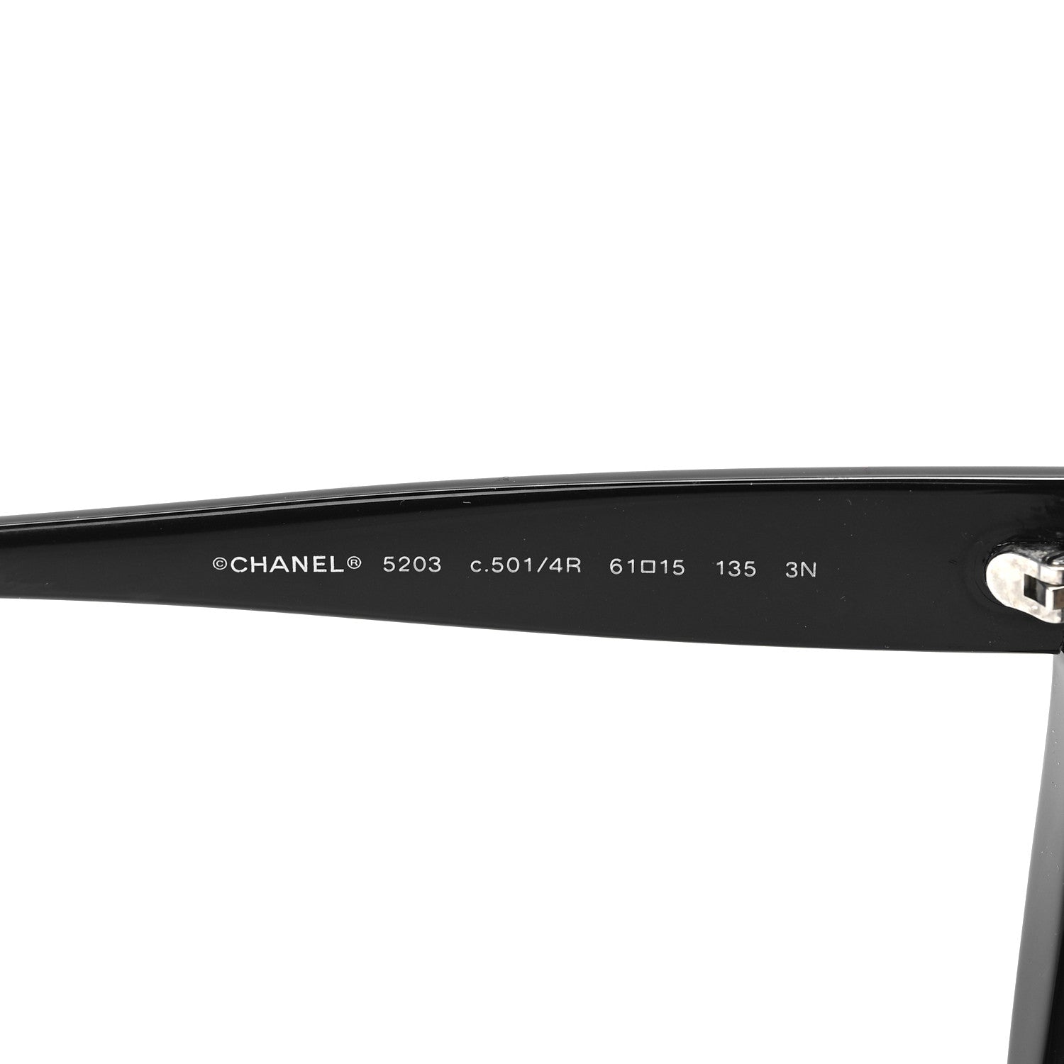 Chanel Acetate CC Sunglasses 5203 Black 6 of 7