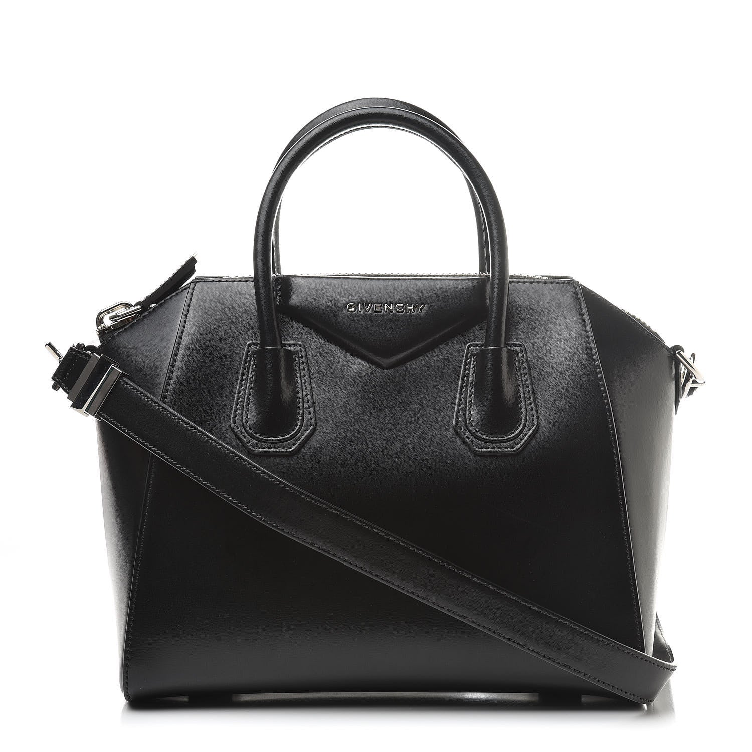 Givenchy Shiny Lord Calfskin Small Antigona Black 1 of 14