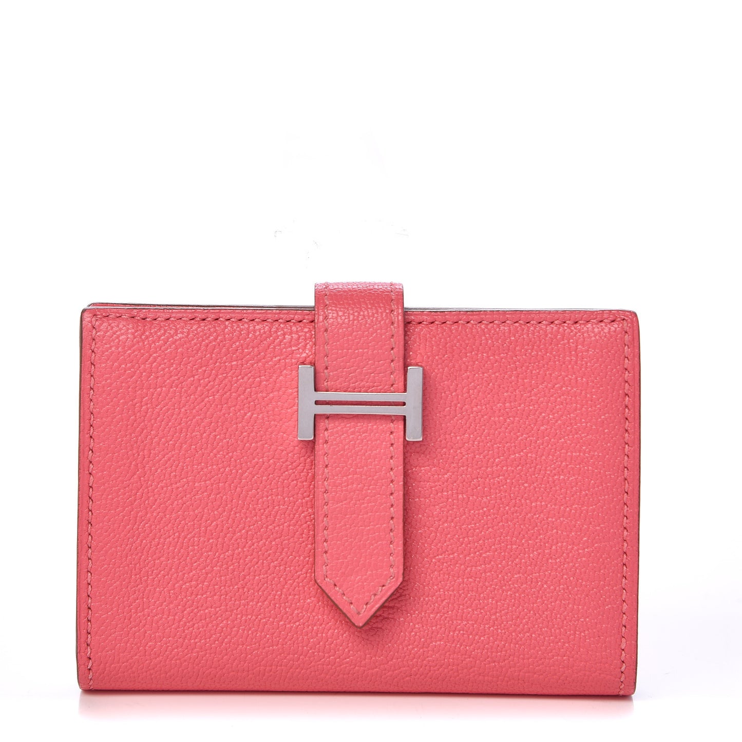 Chevre Mysore Mini Bearn Wallet Rose Lipstick