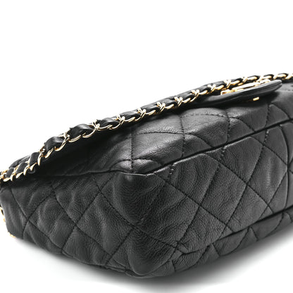 Chanel Calfskin Quilted Medium Chain Me Flap Black 9 of 10