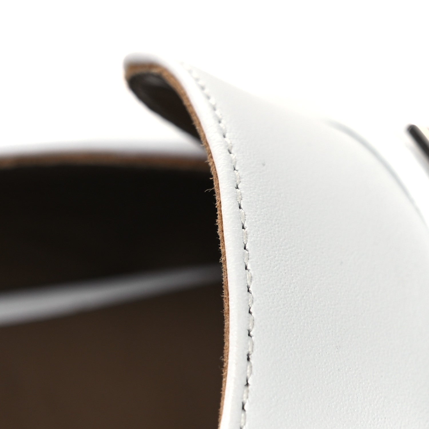 Hermes Calfskin Oz Mules 38 White 11 of 12