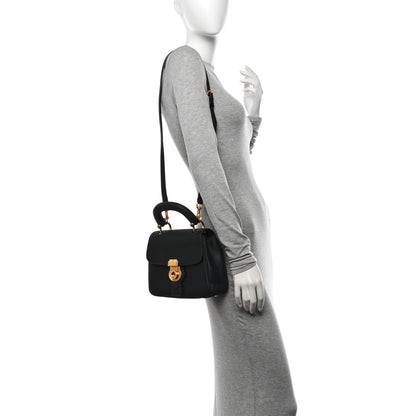 Burberry Trench Calfskin Small DK88 Top Handle Bag Black 2 of 10