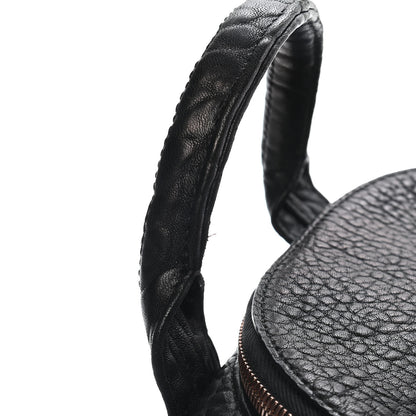 Alexander Wang Pebbled Lambskin Rockie Black Rose Gold Hardware 10 of 11