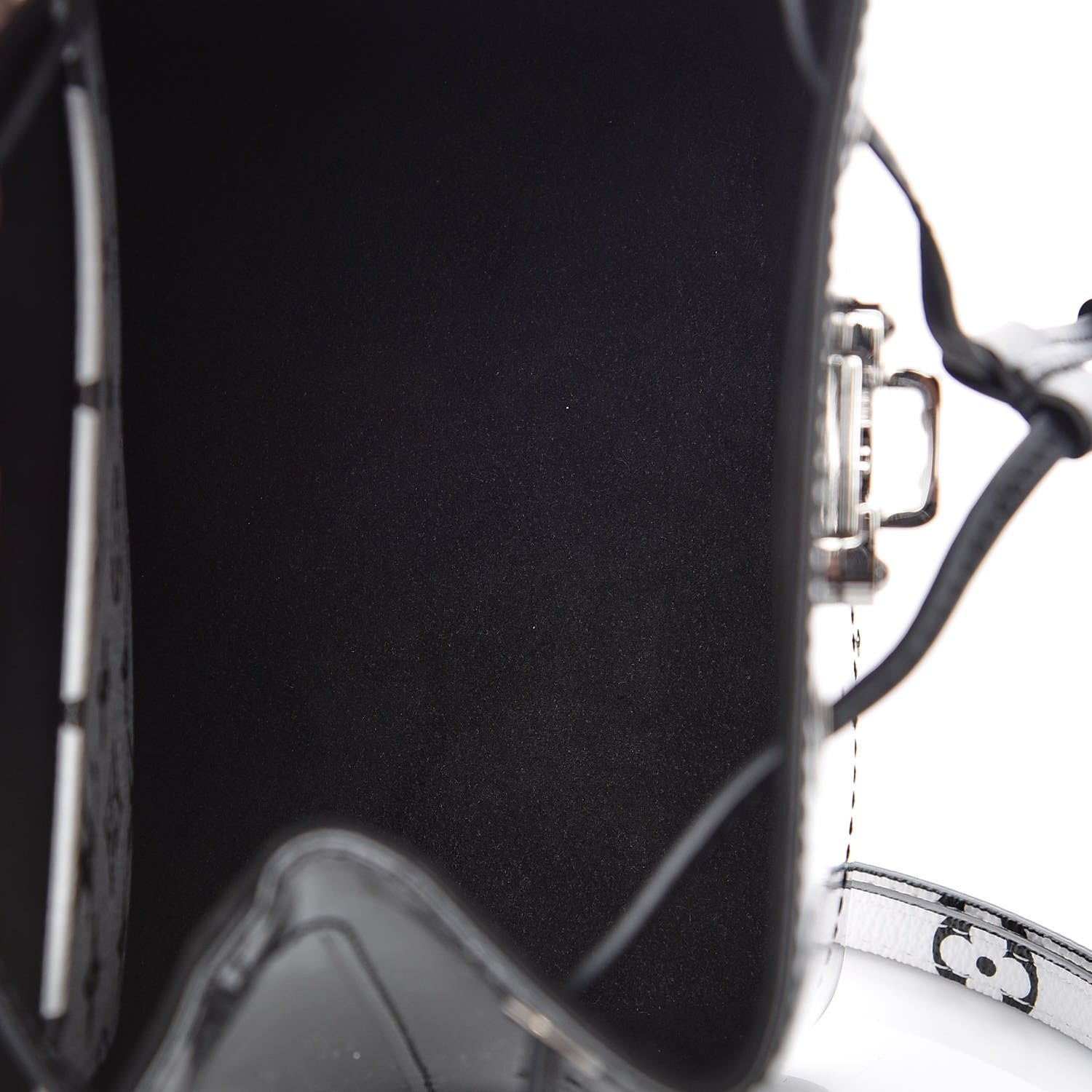 Louis Vuitton Patent Monogram Hot Springs Backpack Black White 9 of 11